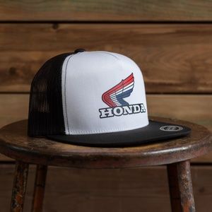 Honda Vintage Snap-back Hat Fan Racing Apparel